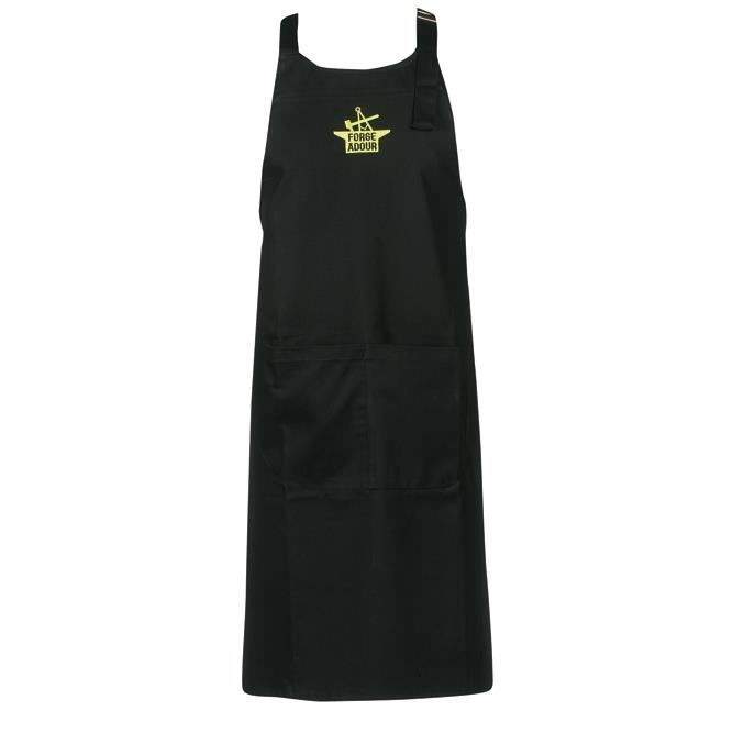 Black kitchen apron