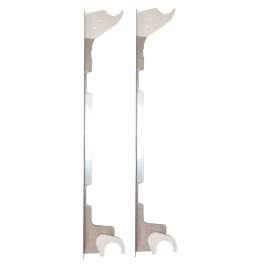Fixations "autofix" blanche pour radiateur aluminium Global entraxe 700 mm (lot de 2) - Global - Référence fabricant : 34