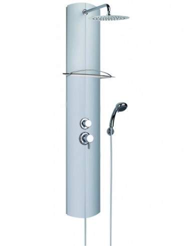 Columna de ducha de aluminio TOTMY, mecánica