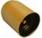 Douille E27, lisse, or, diamètre 10, 150W, 4A, 250V, anti-rotation - Electraline - Référence fabricant : ELEDO70119