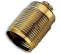 Toma E27 roscada, latón, sin anillo, oro - Electraline - Référence fabricant : ELEDO70139