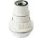 E14 toma de rosca blanca con 2 anillos, diámetro 10, 60W, 2A, 250V - Electraline - Référence fabricant : ELEDO70127