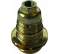 E14 toma con rosca de oro con 2 anillos, diámetro 10, 60W, 2A, 250V - Electraline - Référence fabricant : ELEDO70125