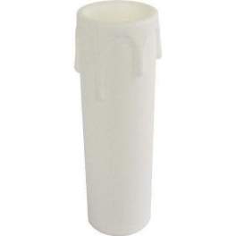 Weiße Kerze E14, Höhe 6.5cm - Electraline - Référence fabricant : 70541