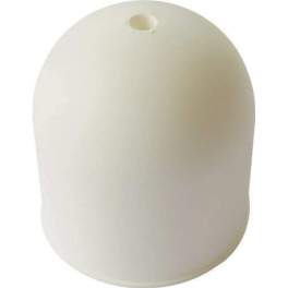 Clavija de plástico blanca, diámetro 68mm - Electraline - Référence fabricant : 70613