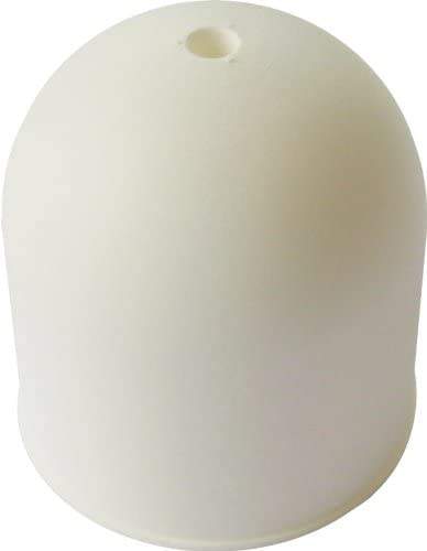 Clavija de plástico blanca, diámetro 68mm