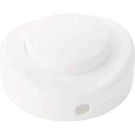 Foot switch, 2A, 250V, white - Electraline - Référence fabricant : 70561