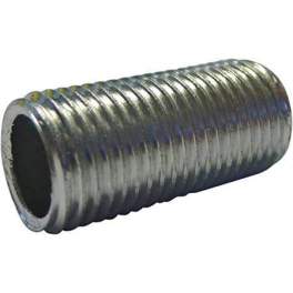 Tubo d'acciaio lunghezza 20mm, passo 10x1 (2 pezzi) - Electraline - Référence fabricant : 70601