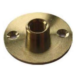 Brass plate fitting, male, pitch 10x1, diameter 25mm - Electraline - Référence fabricant : 70595