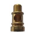 Threaded brass fitting, male female, 10x1 pitch