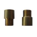 Brass fitting male female, pitch 10x1, height 8mm, 2 pieces