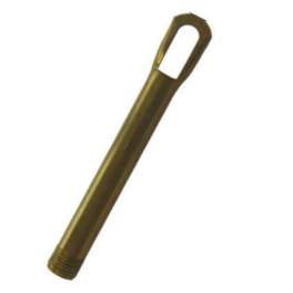 Brass tube with ring height 8.5cm, pitch 10x1 - Electraline - Référence fabricant : 70604