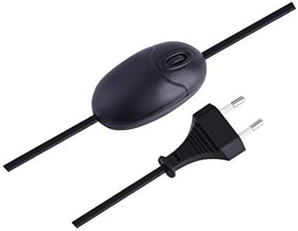 Dimmer con cable, 230V, 50Hz, 40A, 160W, negro
