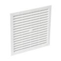 Square grid 200 x 200 mm, white with mosquito net