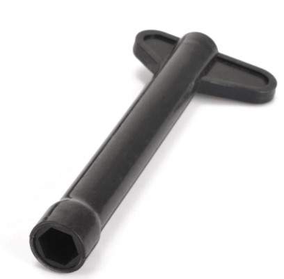 Hollow key 9mm PVC for mixing valve nut