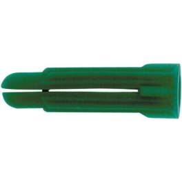 Nylon dowel PC green 8x34mm for wood screws, 100 pieces - Fischer - Référence fabricant : 018904