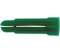 Taco verde AXIA de 6 mm para tornillos de 2 a 5 mm, 500 piezas de junta. - Fischer - Référence fabricant : FISCH018904