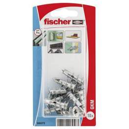 Taco metálico autoperforante para placa GKM, 10 piezas - Fischer - Référence fabricant : 505373