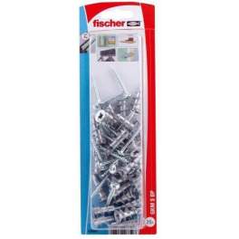 Taco metálico autoperforante para placa GKM con tornillo 4,5x35, 25 piezas - Fischer - Référence fabricant : 538893