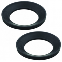 Gaskets for stainless steel sink drain or bathtub drain, diameter 73mm, 2 pieces