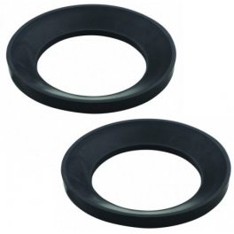 Gaskets for stainless steel sink drain or bathtub drain, diameter 73mm, 2 pieces - Valentin - Référence fabricant : 030000.005.00