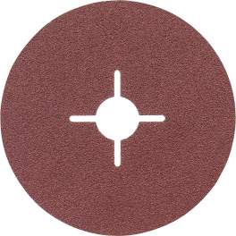 Fiber metal disc, diameter 125mm, 80 grain - ATI Abrasifs - Référence fabricant : 10026AS