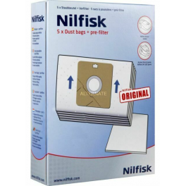 Boite de 5 sacs pour aspirateur NILFISK BRAVO - Nilfisk - Référence fabricant : 30050002