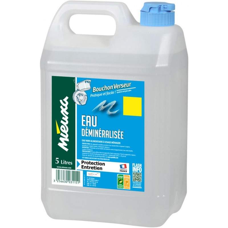 Demineralized water 5 litres