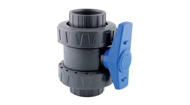 Double union pool valve diameter 50 mm