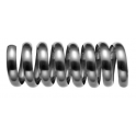 Anello a spirale con bordi di 80 mm di diametro