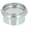 Bague simple extensible Zinc naturel diamètre 80 mm