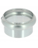 Bague simple extensible Zinc naturel diamètre 80 mm
