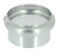 Bague simple extensible Zinc naturel diamètre 80 mm - Profils de France - Référence fabricant : ZINBA1134382