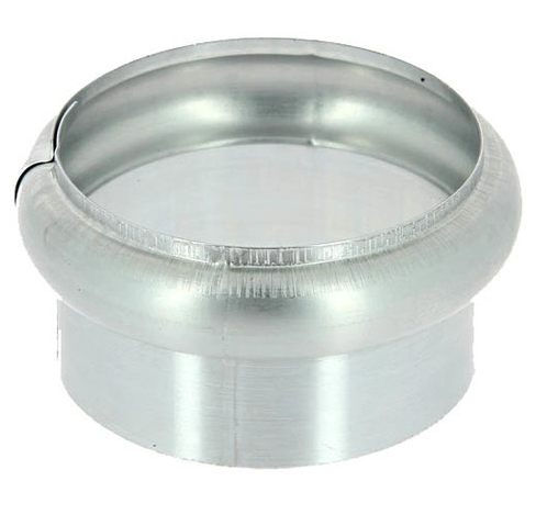 Anillo expansible simple de zinc natural de 80 mm de diámetro