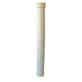 Delfino dritto in ghisa color sabbia, diametro 80 mm, lunghezza 1 m - Profils de France - Référence fabricant : 16337119