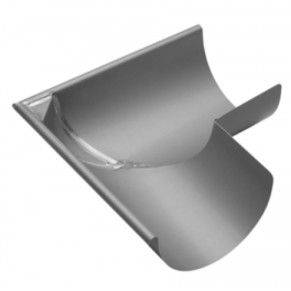 Welded half round external angle, zinc, 33 - Profils de France - Référence fabricant : 1114571