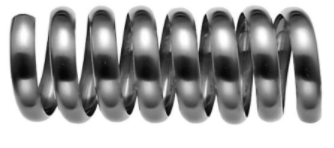 Spiralring mit Kanten Durchmesser 100 mm