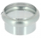 Bague simple extensible zinc naturel diamètre 100 mm - Profils de France - Référence fabricant : ZINBA1134387
