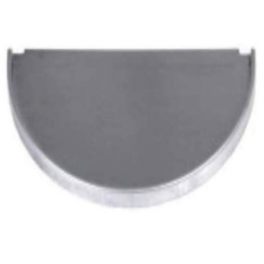 Talón de zinc para canalón, diámetro 33 - Profils de France - Référence fabricant : 1131482