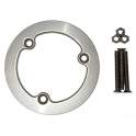 Stainless steel ring with 3 screws for VALENTIN Minime shower strainer