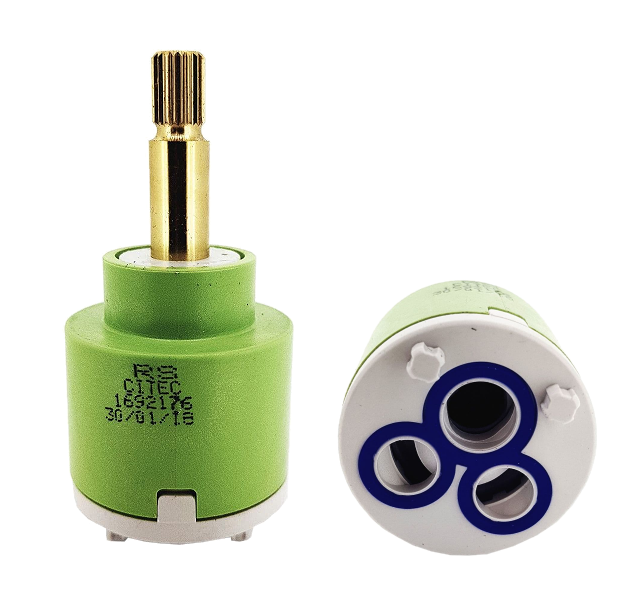 Reversing cartridge for thermostatic valves