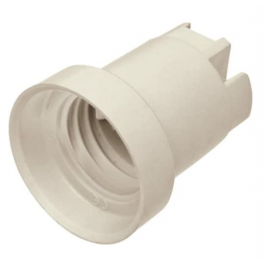 Enchufe de porcelana E27 con agujero M4 - Electraline - Référence fabricant : 71143
