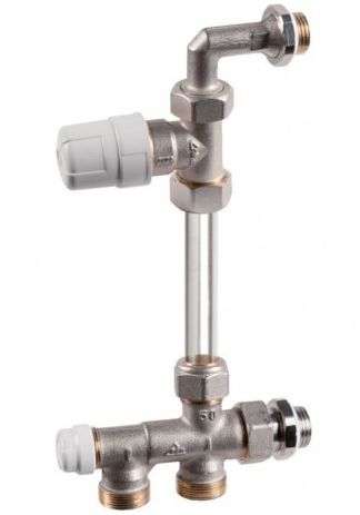 Valve for one-pipe system without pipe, outlet 15x21