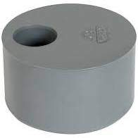 Buffer of reduction incorporated PVC male 125mm, female 40mm.