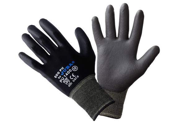 PU coated glove, size 9, for light duty and handling