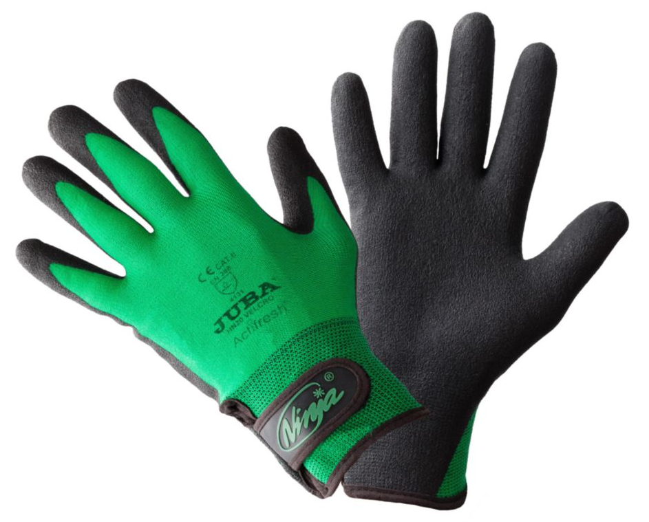 Glove nylon, for handling, coated, PVC, size 9