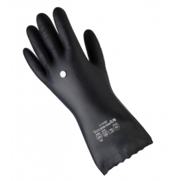 Black PVC glove for precision work, solvents and fuel, size 10 - CETA - Référence fabricant : 273-308-10-6