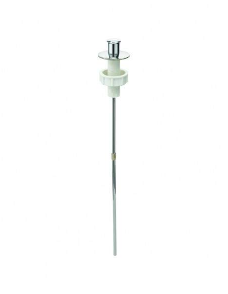 Vertical pull cord for washbasin, bidet chrome
