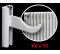2 Consoles TC pour radiateur tubulaire, fixations pour corps creux - Fischer - Référence fabricant : FISCO532635