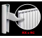 2 soportes RC para el radiador de aluminio, fijaciones de cuerpo hueco - Fischer - Référence fabricant : FISCO523972